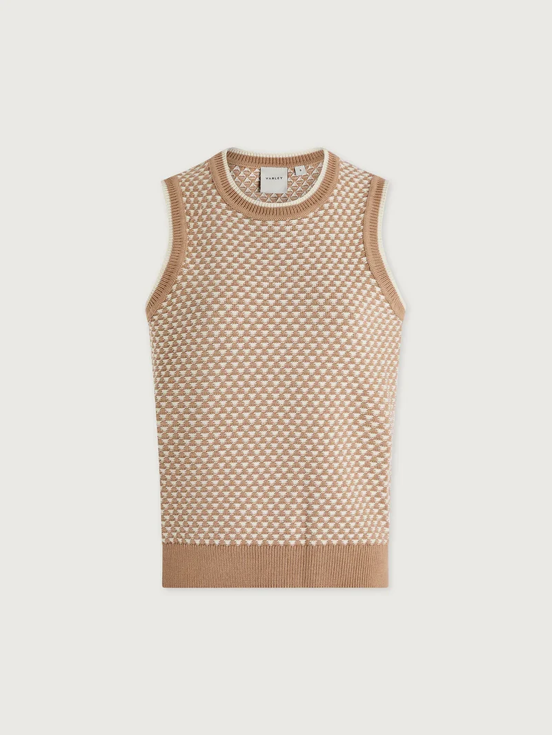 Jenson Knit Tank Taupe