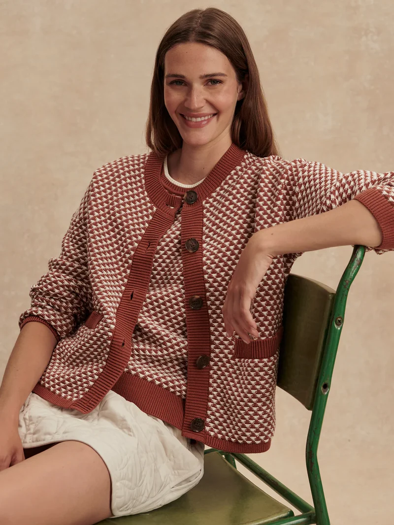 Elmwick Knit Jacket Maple