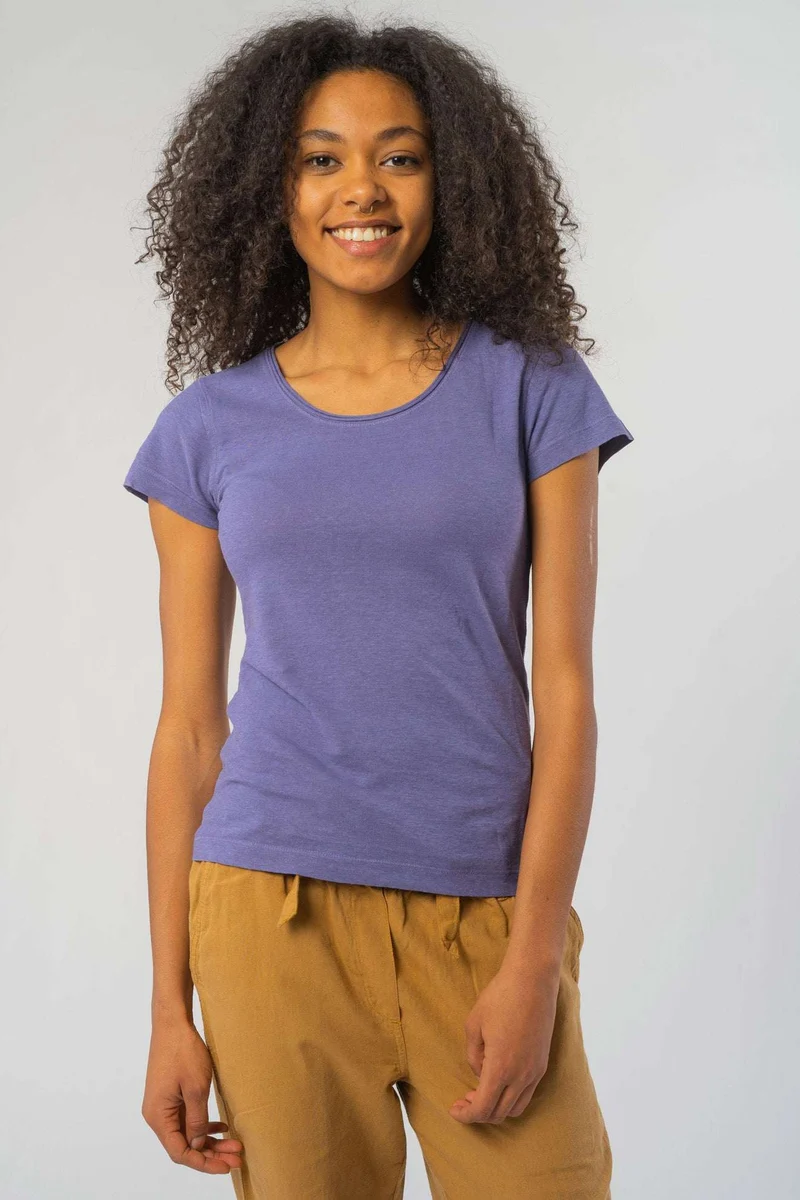 Legeres T-Shirt aus Hanf & Bio Baumwolle
