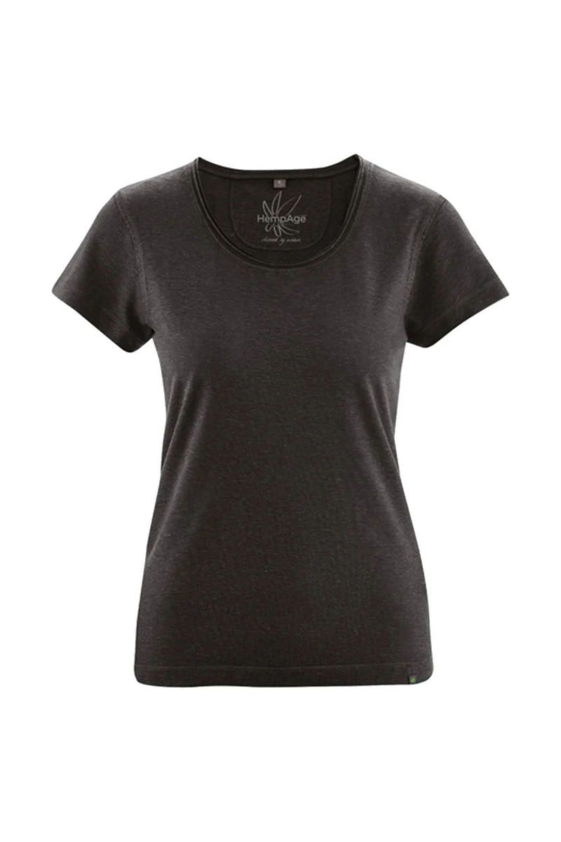 Legeres T-Shirt aus Hanf & Bio Baumwolle
