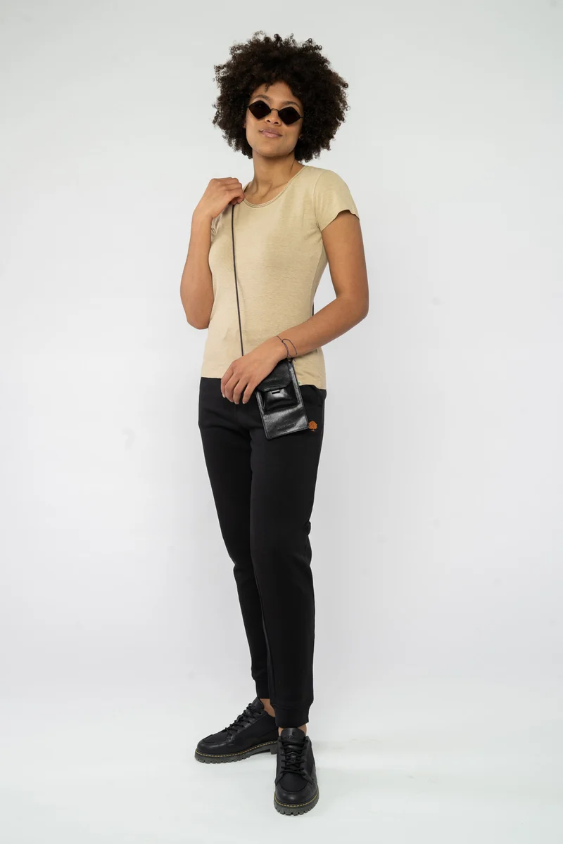 Legeres T-Shirt aus Hanf & Bio Baumwolle