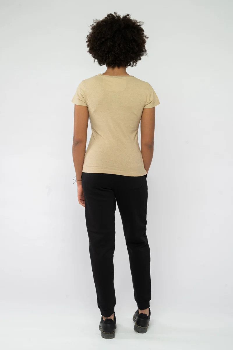 Legeres T-Shirt aus Hanf & Bio Baumwolle