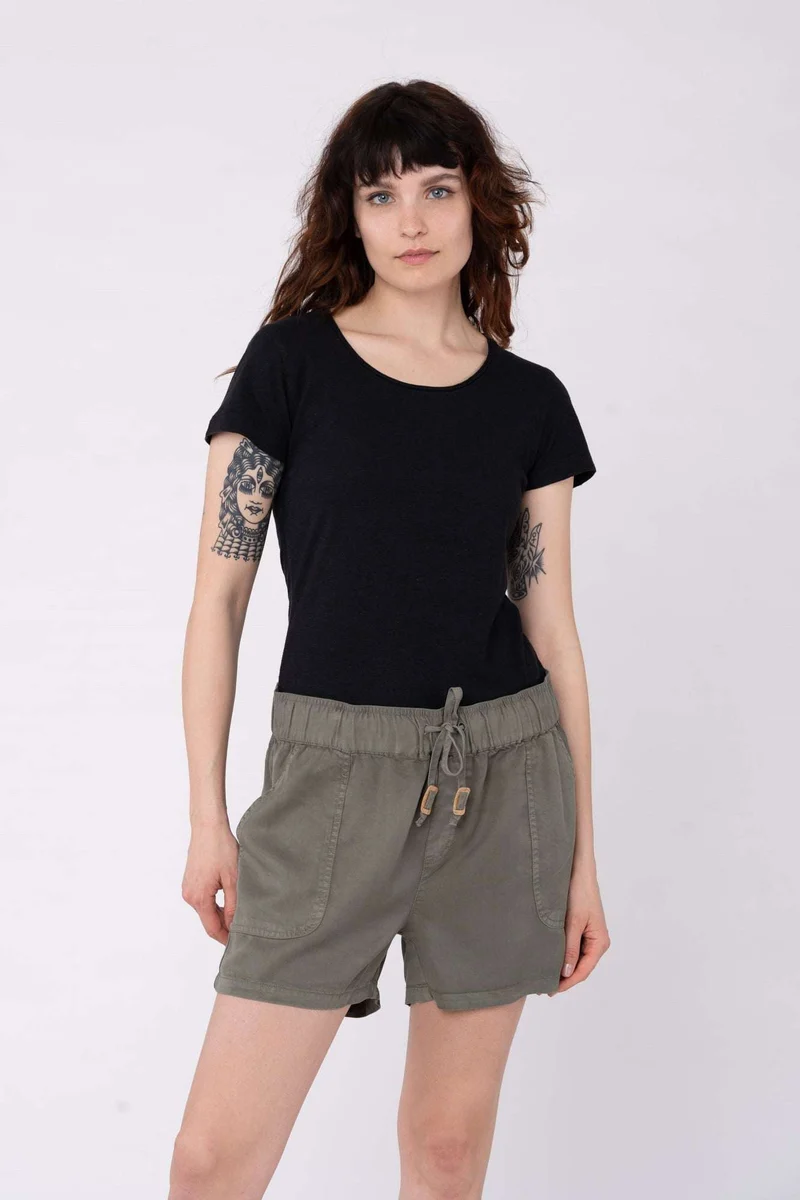 Legeres T-Shirt aus Hanf & Bio Baumwolle