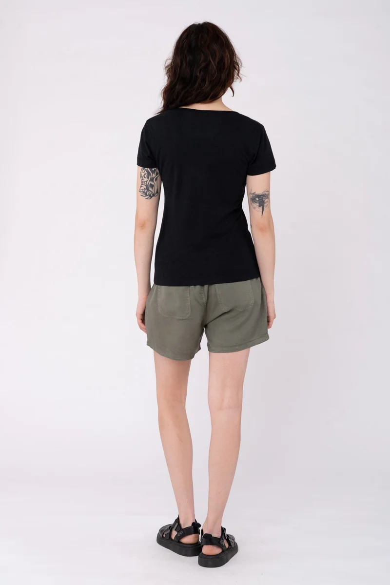 Legeres T-Shirt aus Hanf & Bio Baumwolle