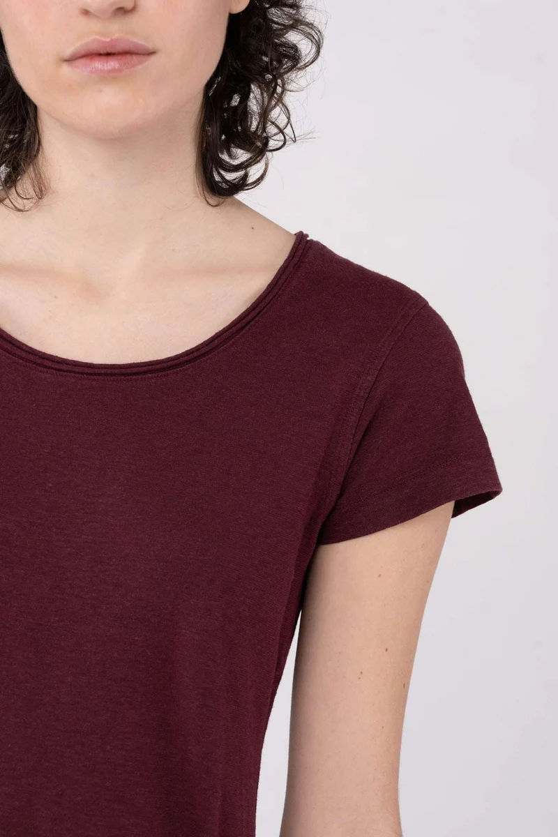 Legeres T-Shirt aus Hanf & Bio Baumwolle