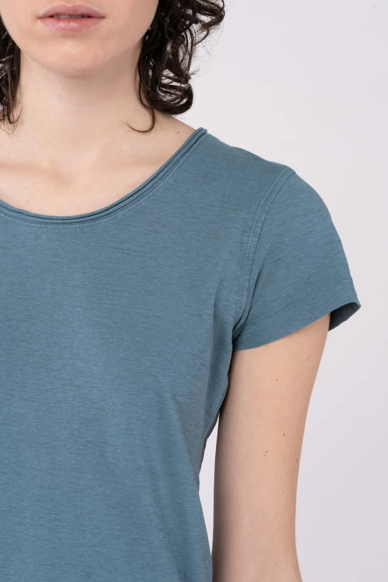 Legeres T-Shirt aus Hanf & Bio Baumwolle