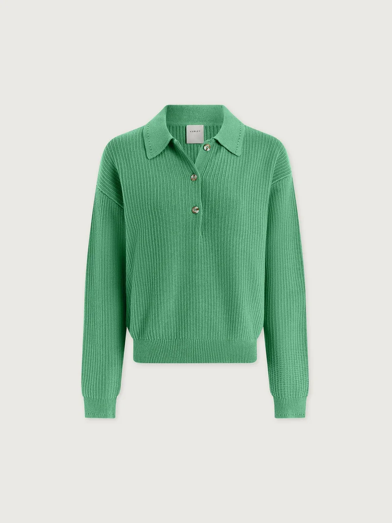 Marlie Polo Knit Green Spruce