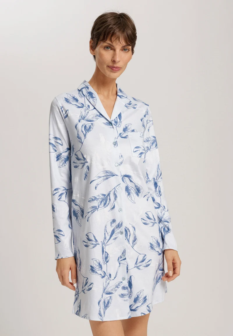 Loungy Nights L/SLV Nightdress 90cm | frosty garden 074970-073052