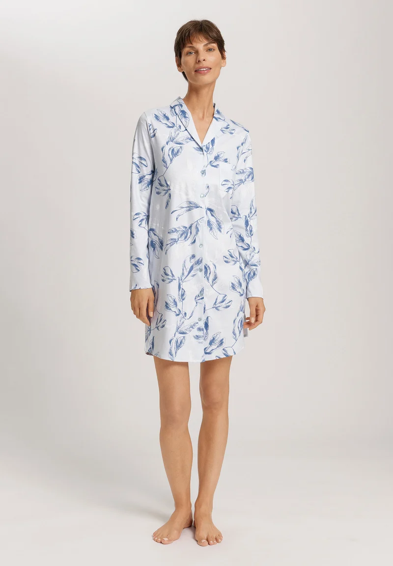 Loungy Nights L/SLV Nightdress 90cm | frosty garden 074970-073052