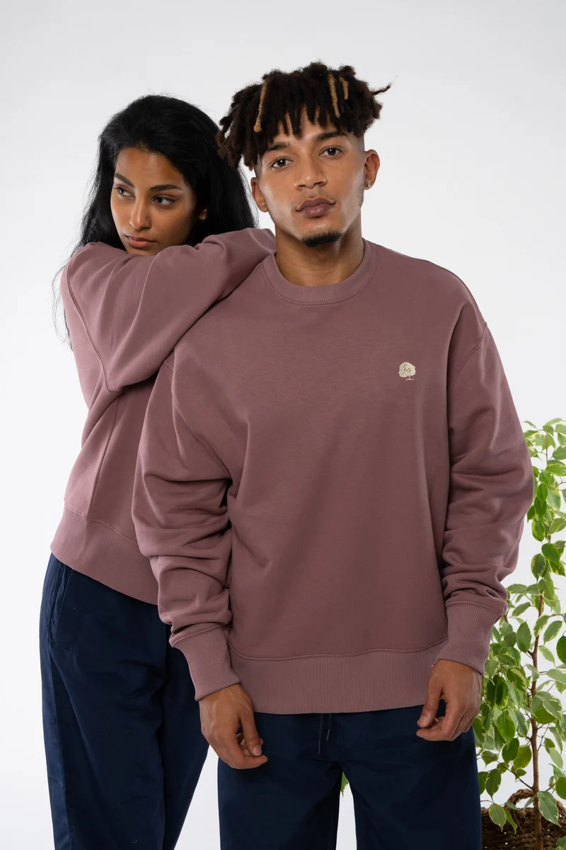 Boxy Unisex Sweatshirt aus Bio Baumwolle