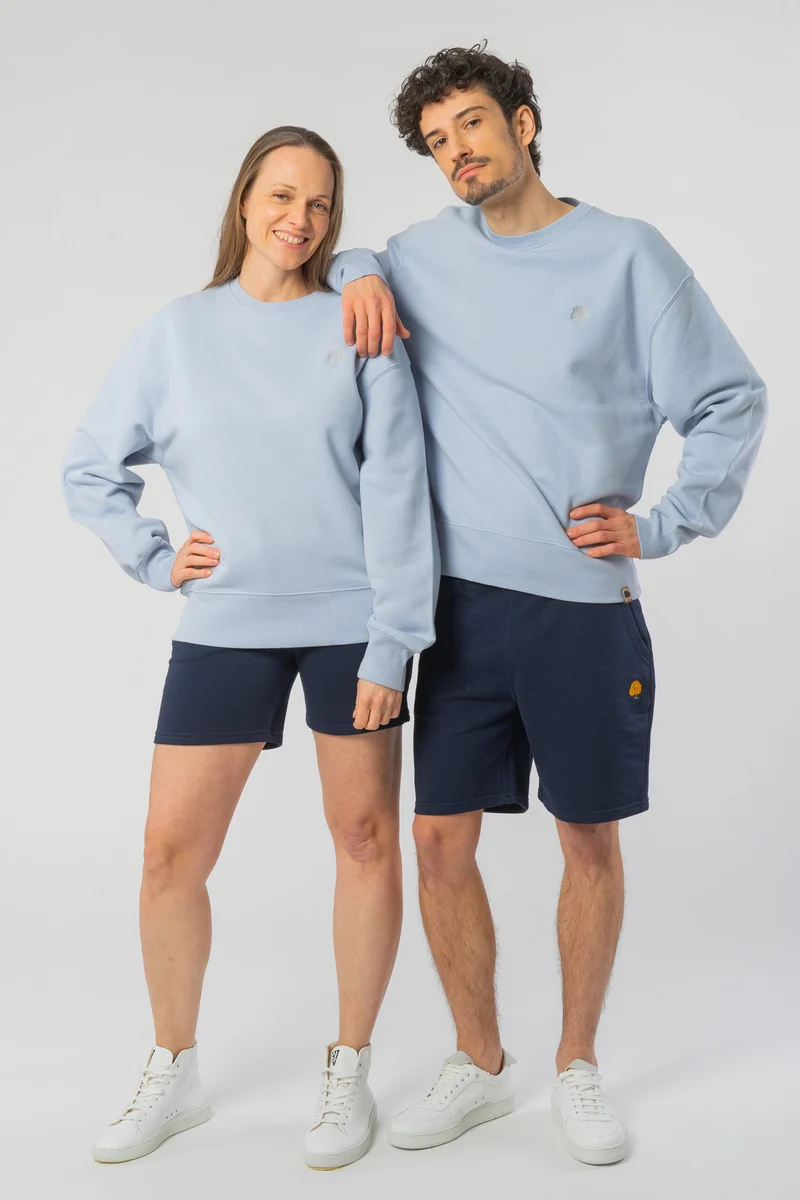 Boxy Unisex Sweatshirt aus Bio Baumwolle