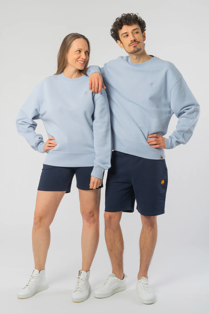 Boxy Unisex Sweatshirt aus Bio Baumwolle