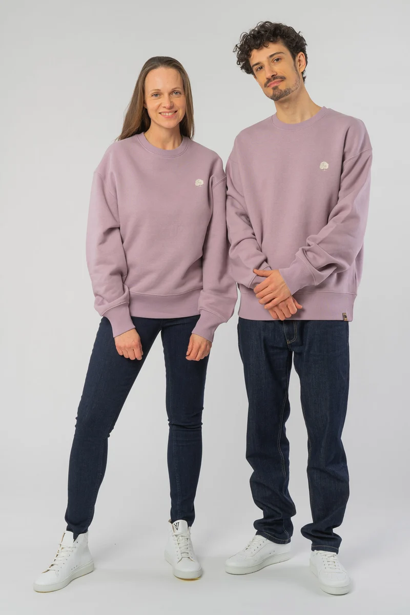 Boxy Unisex Sweatshirt aus Bio Baumwolle