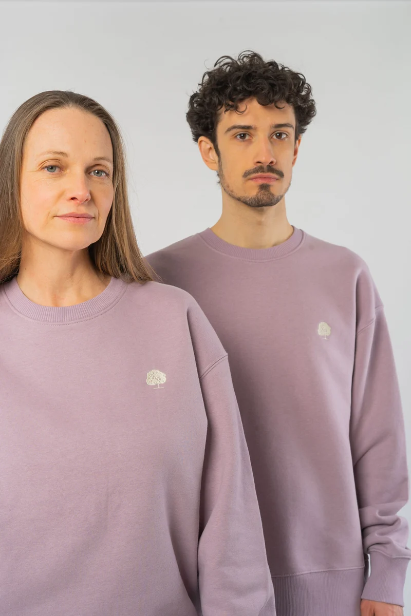 Boxy Unisex Sweatshirt aus Bio Baumwolle