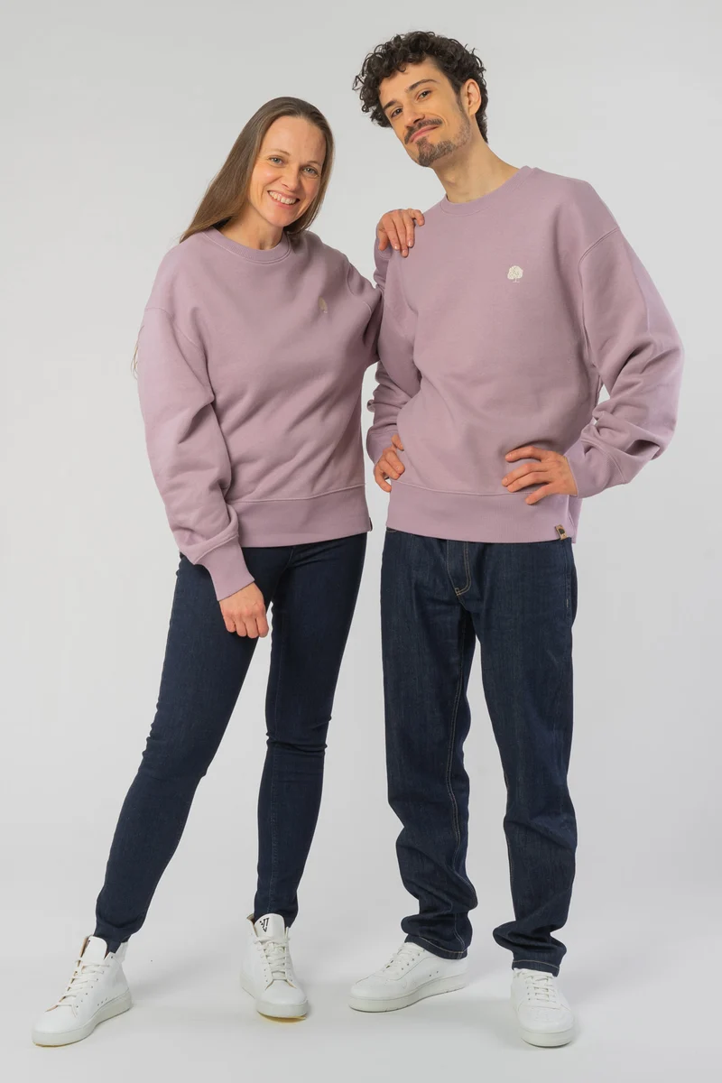 Boxy Unisex Sweatshirt aus Bio Baumwolle