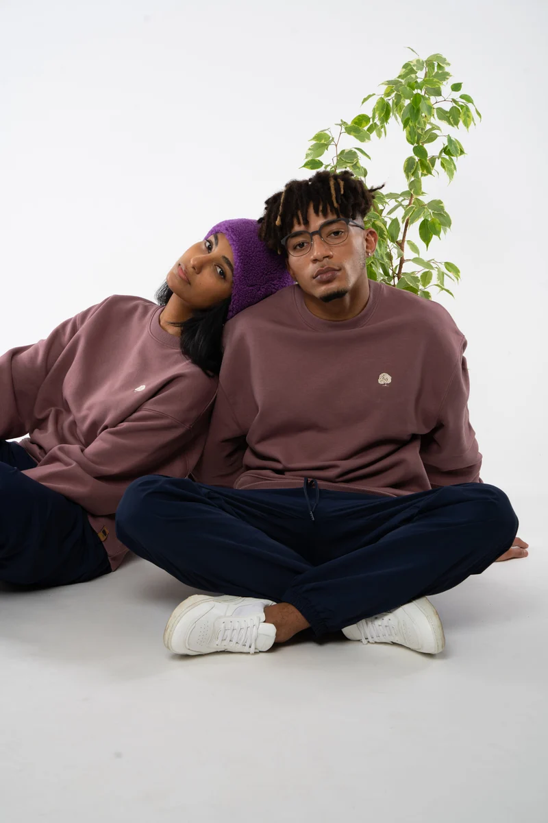 Boxy Unisex Sweatshirt aus Bio Baumwolle