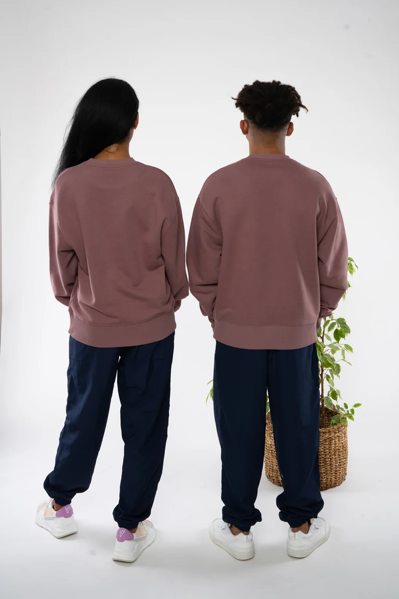 Boxy Unisex Sweatshirt aus Bio Baumwolle