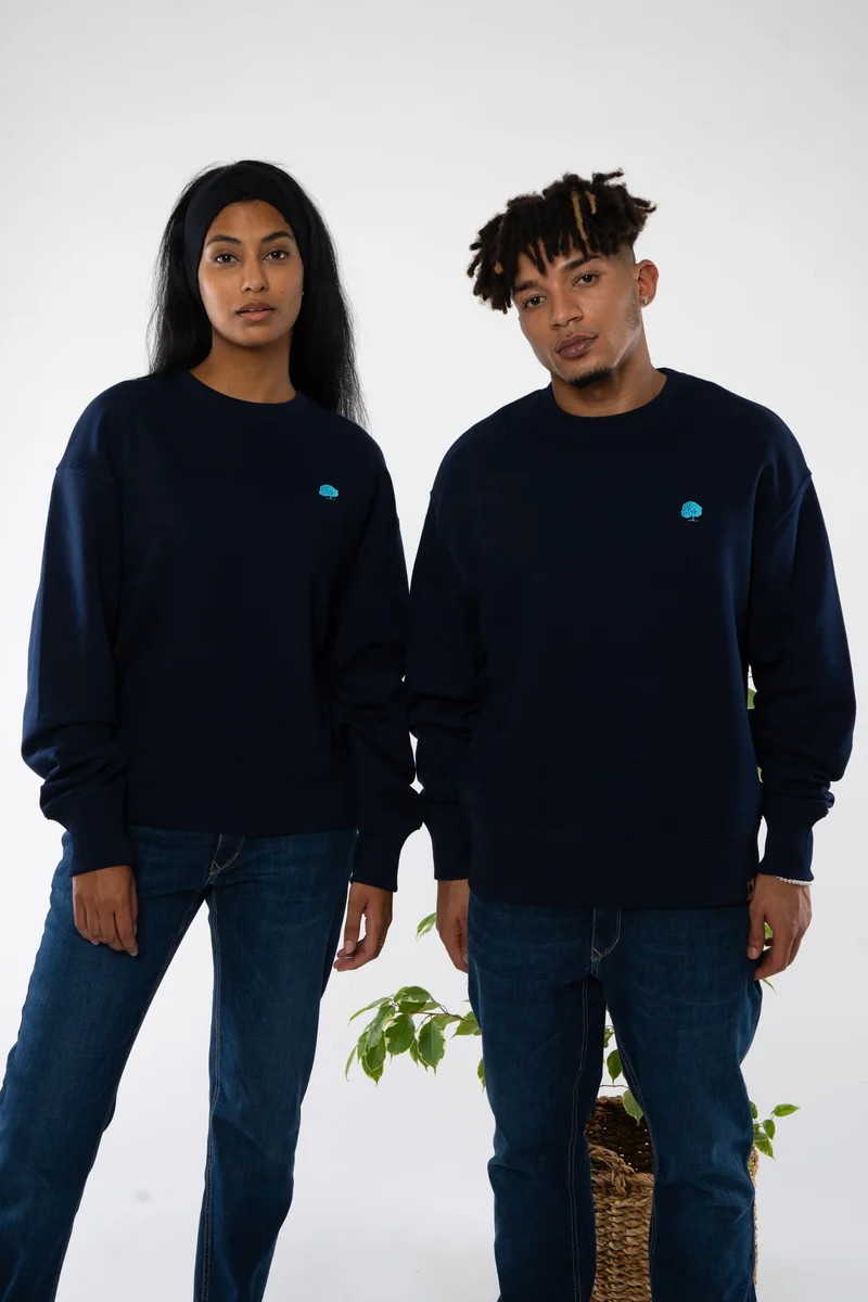 Boxy Unisex Sweatshirt aus Bio Baumwolle