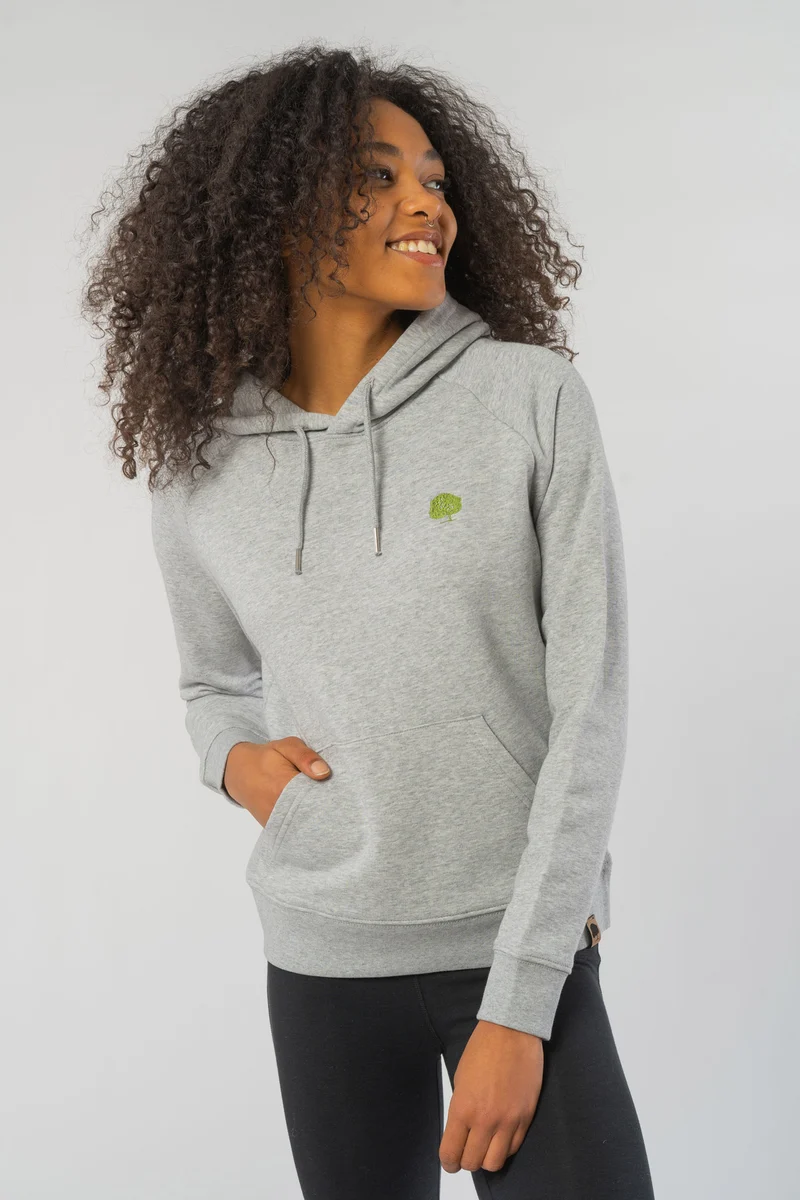 Trendiger klassischer Bio Hoodie für Frauen