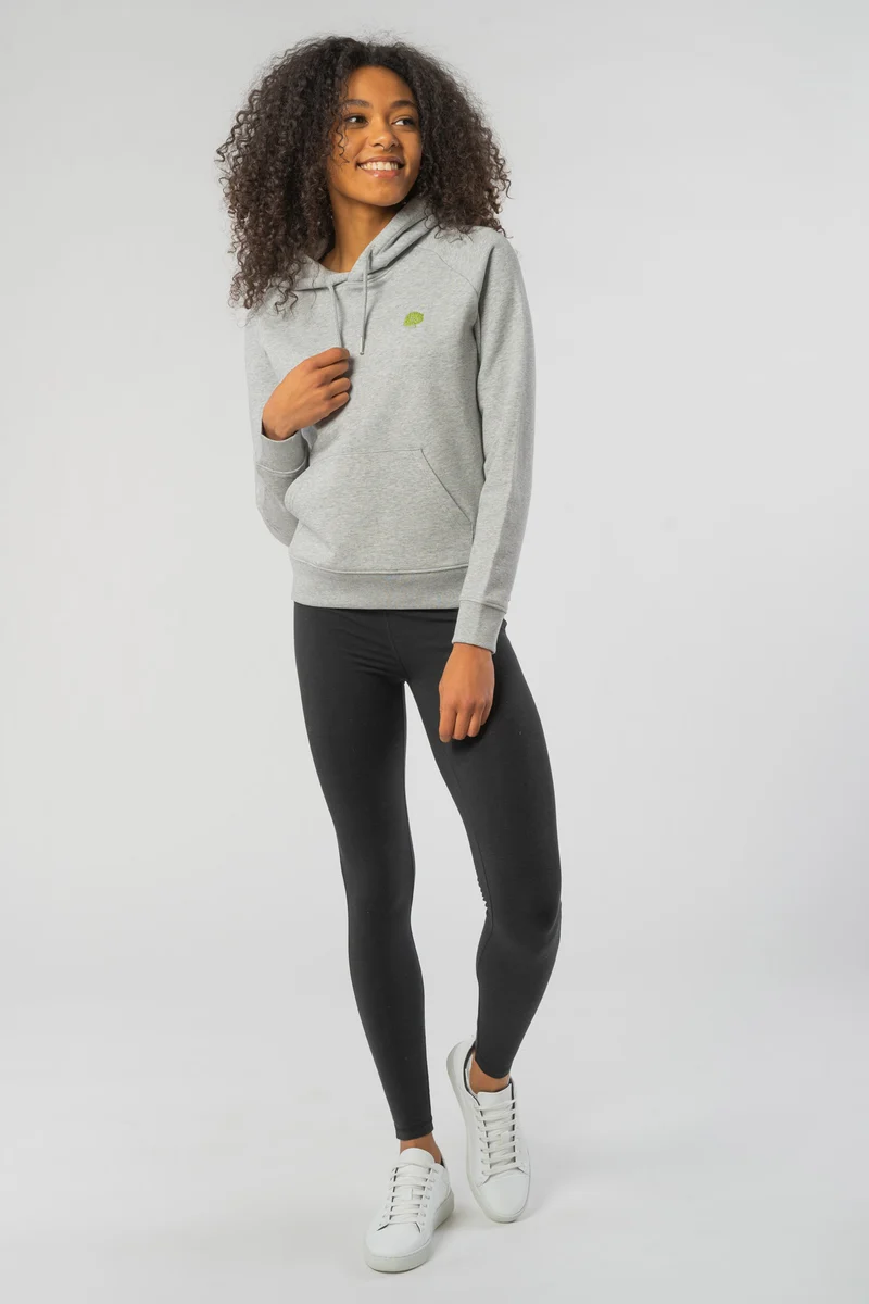 Trendiger klassischer Bio Hoodie für Frauen