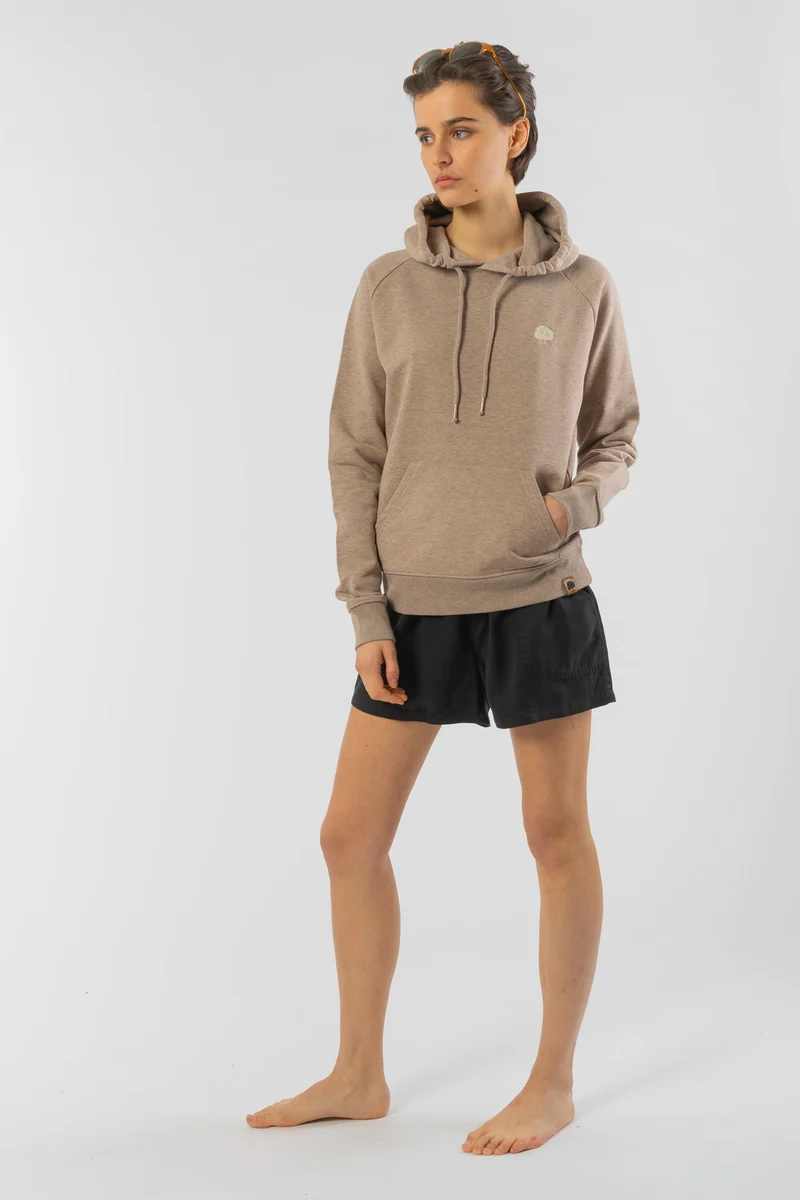 Trendiger klassischer Bio Hoodie für Frauen