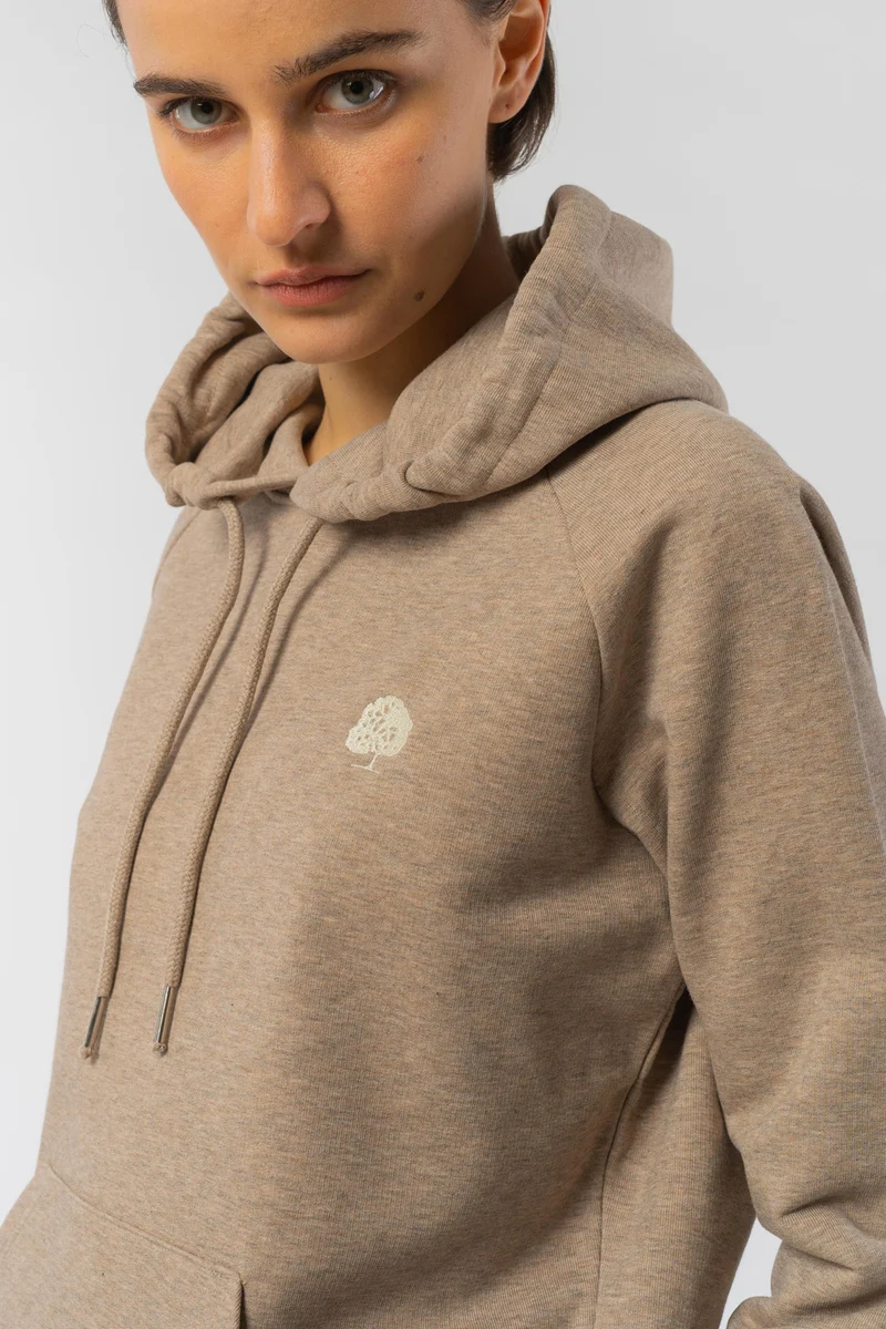 Trendiger klassischer Bio Hoodie für Frauen