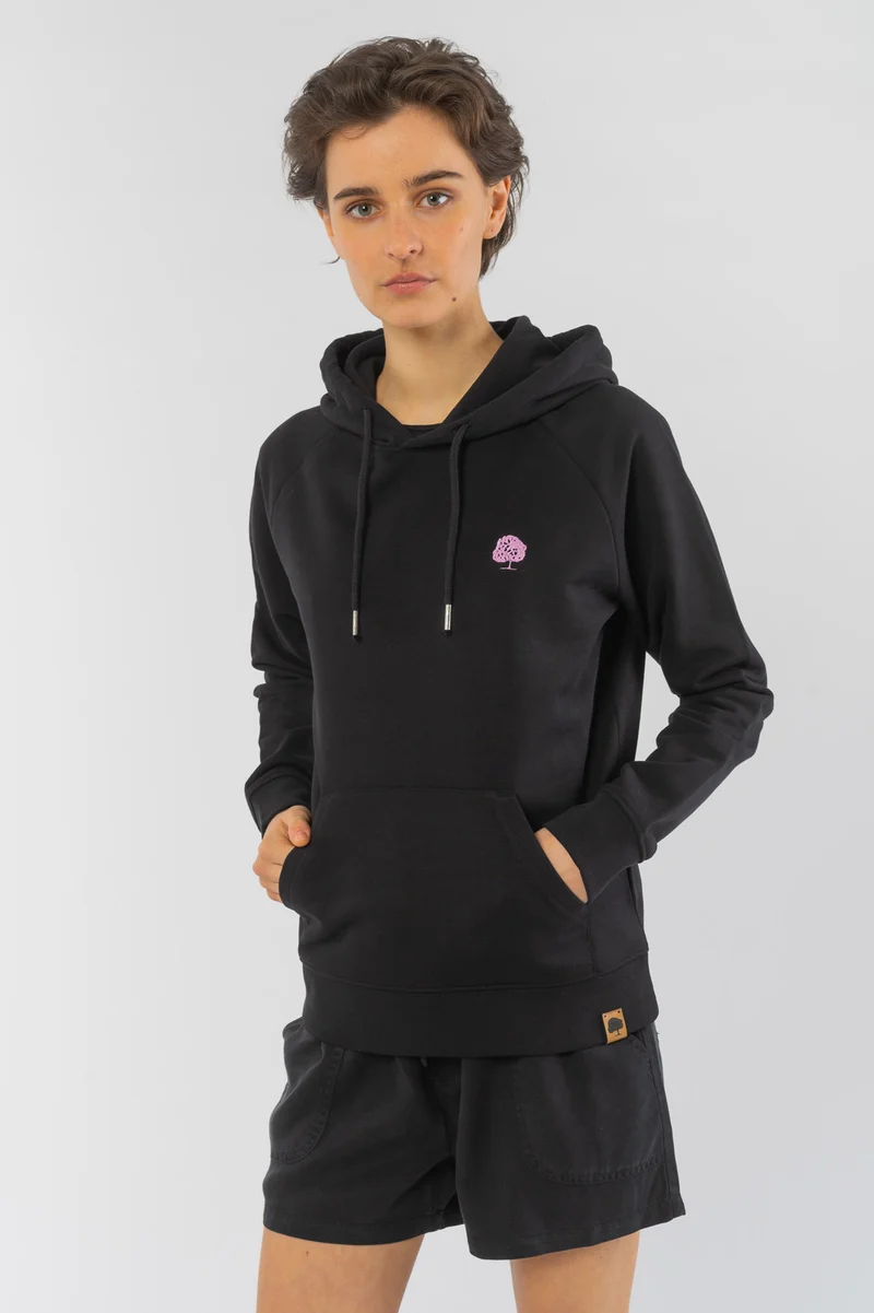 Trendiger klassischer Bio Hoodie für Frauen