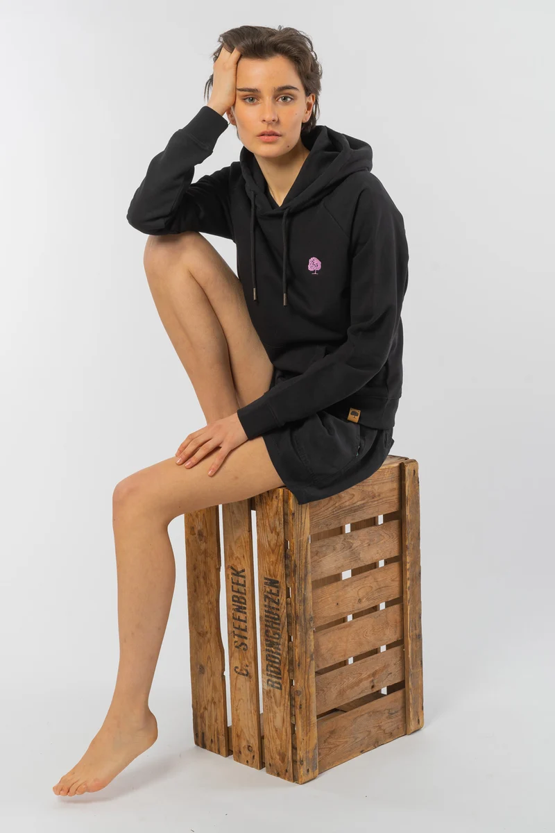 Trendiger klassischer Bio Hoodie für Frauen
