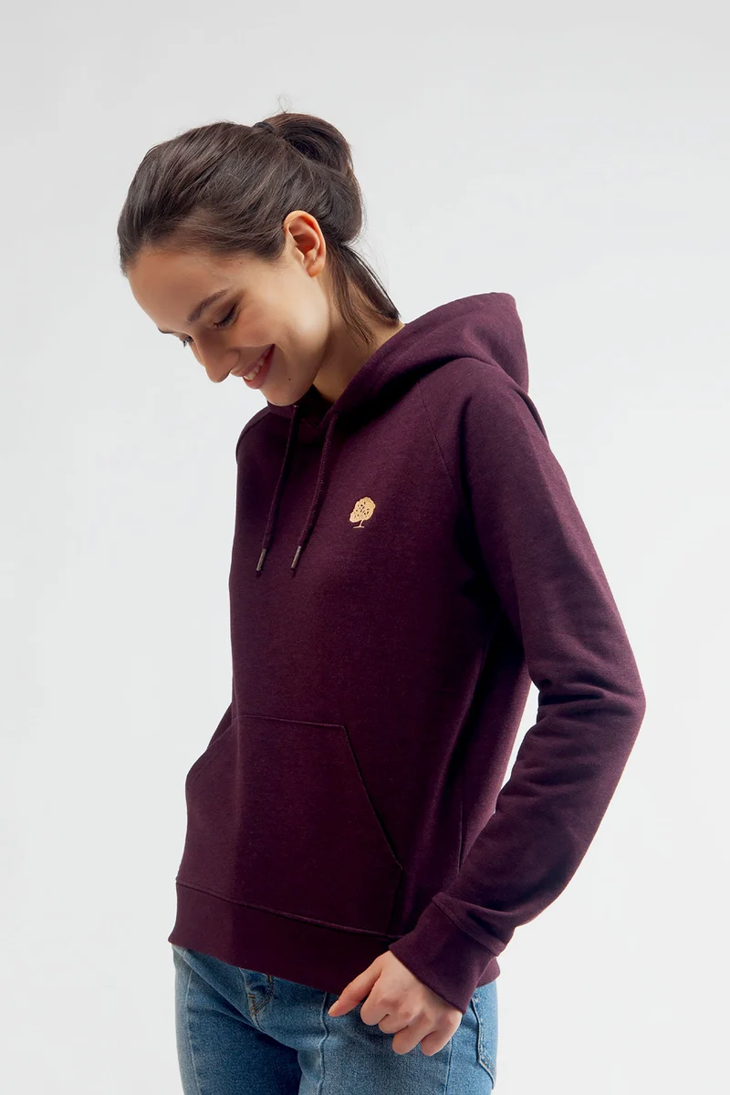 Trendiger klassischer Bio Hoodie für Frauen