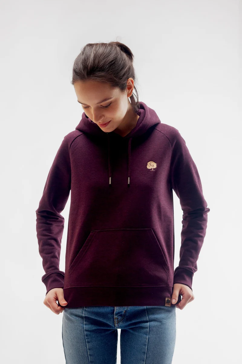 Trendiger klassischer Bio Hoodie für Frauen