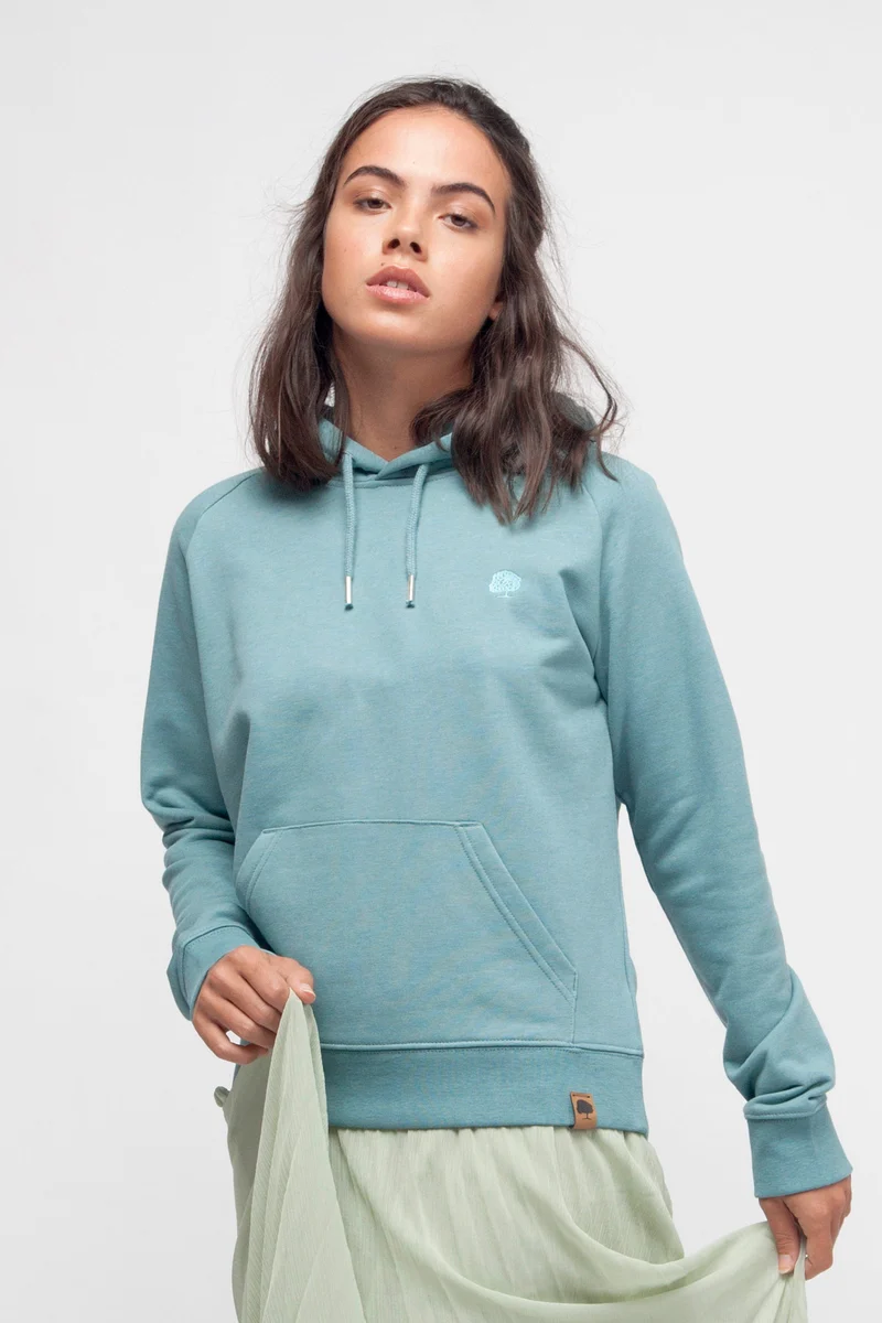 Trendiger klassischer Bio Hoodie für Frauen