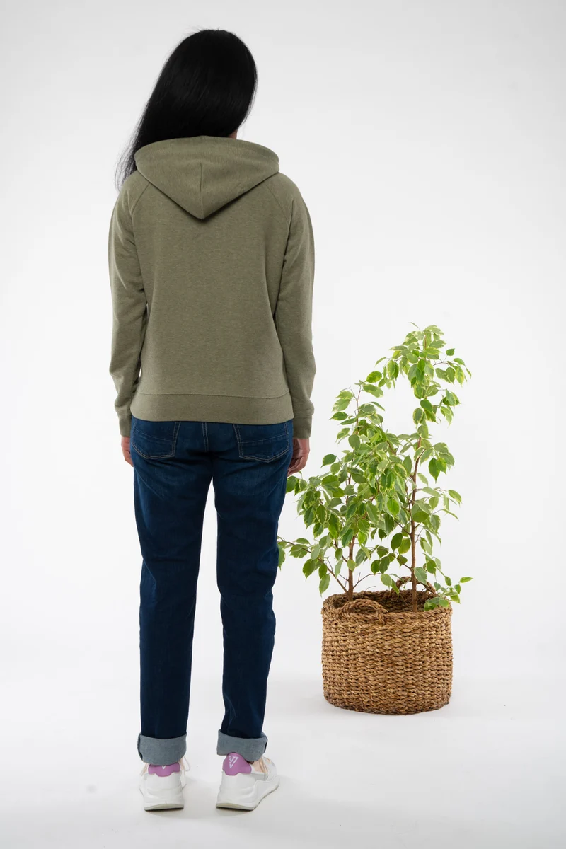 Trendiger klassischer Bio Hoodie für Frauen