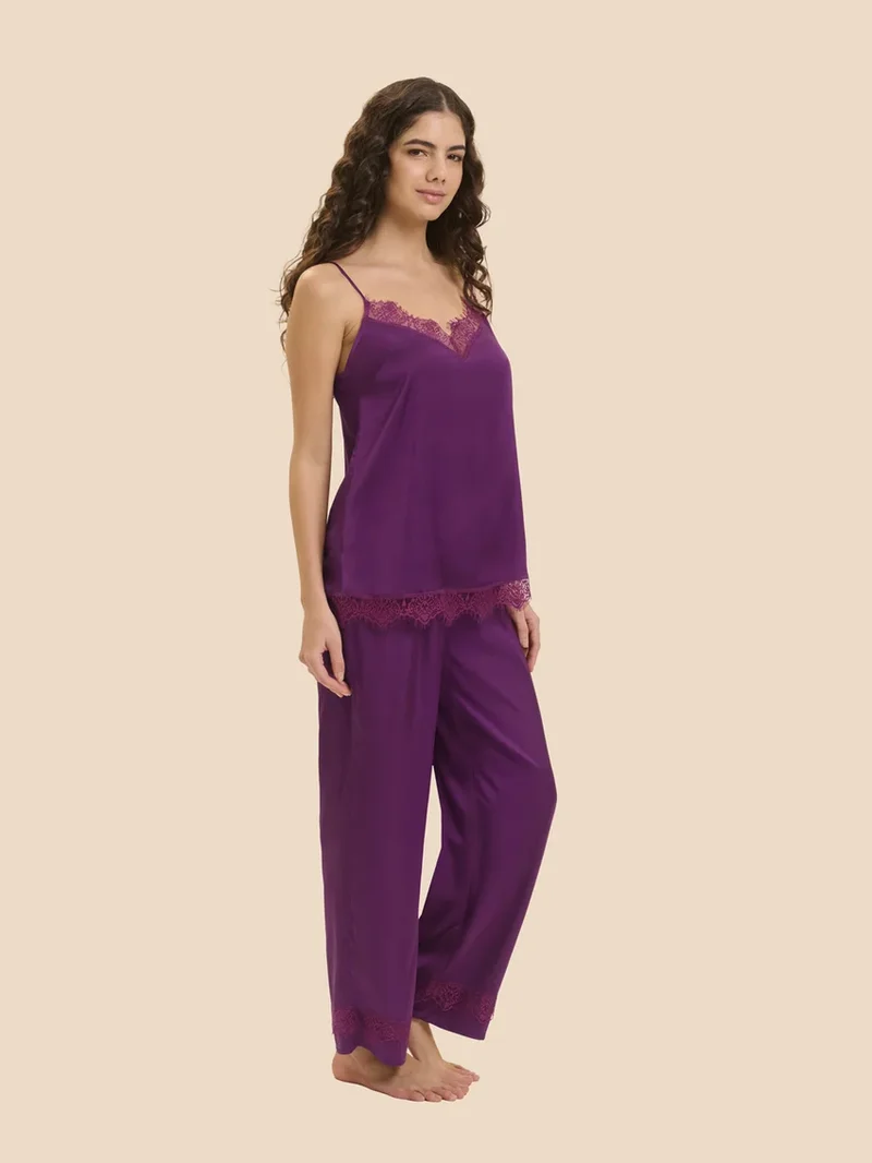 Simone Perele – Satin Secrets Top Blackberry