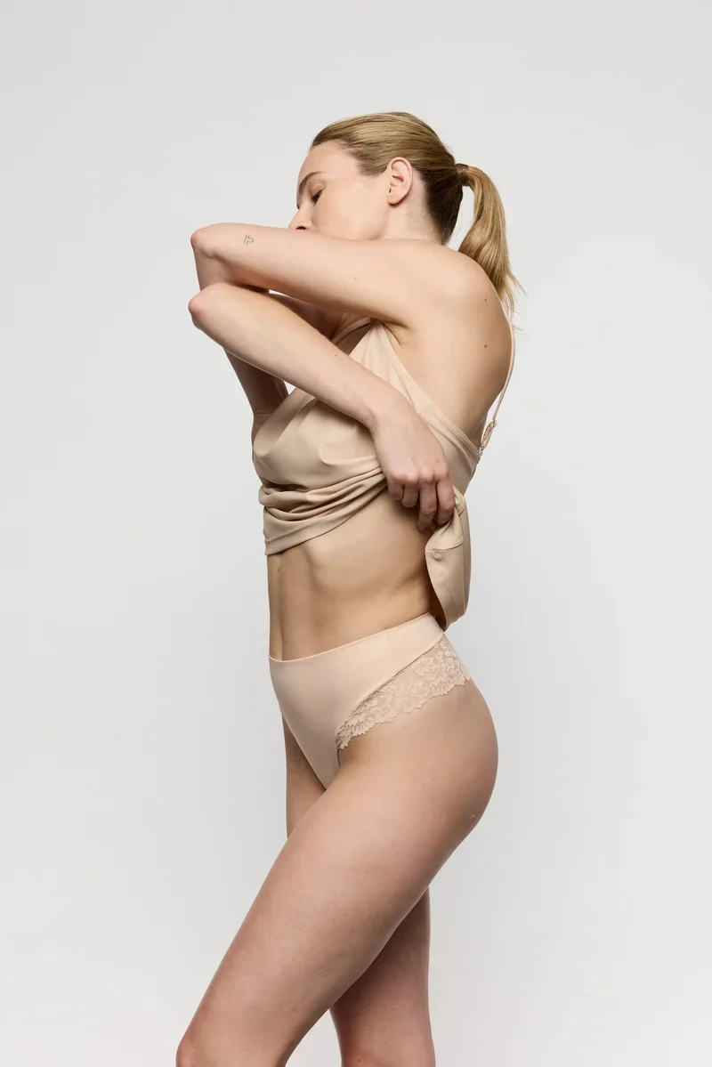 Marie Jo - Soft Studio Luxus-Tanga Caffe Latte