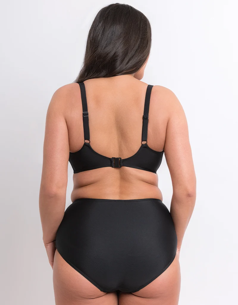 Flirtelle Dubai Escape Padded Balcony Top Black
