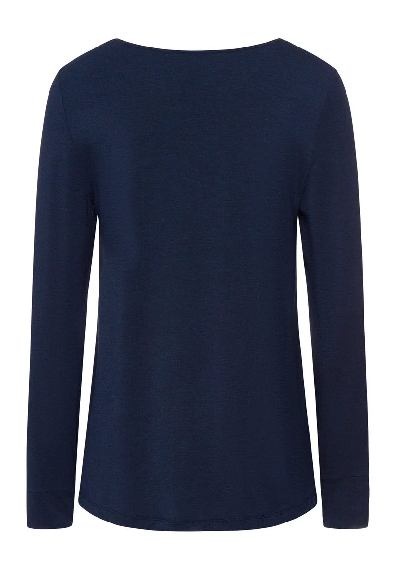 Natural Elegance L/SLV Shirt | deep navy 074948-071610