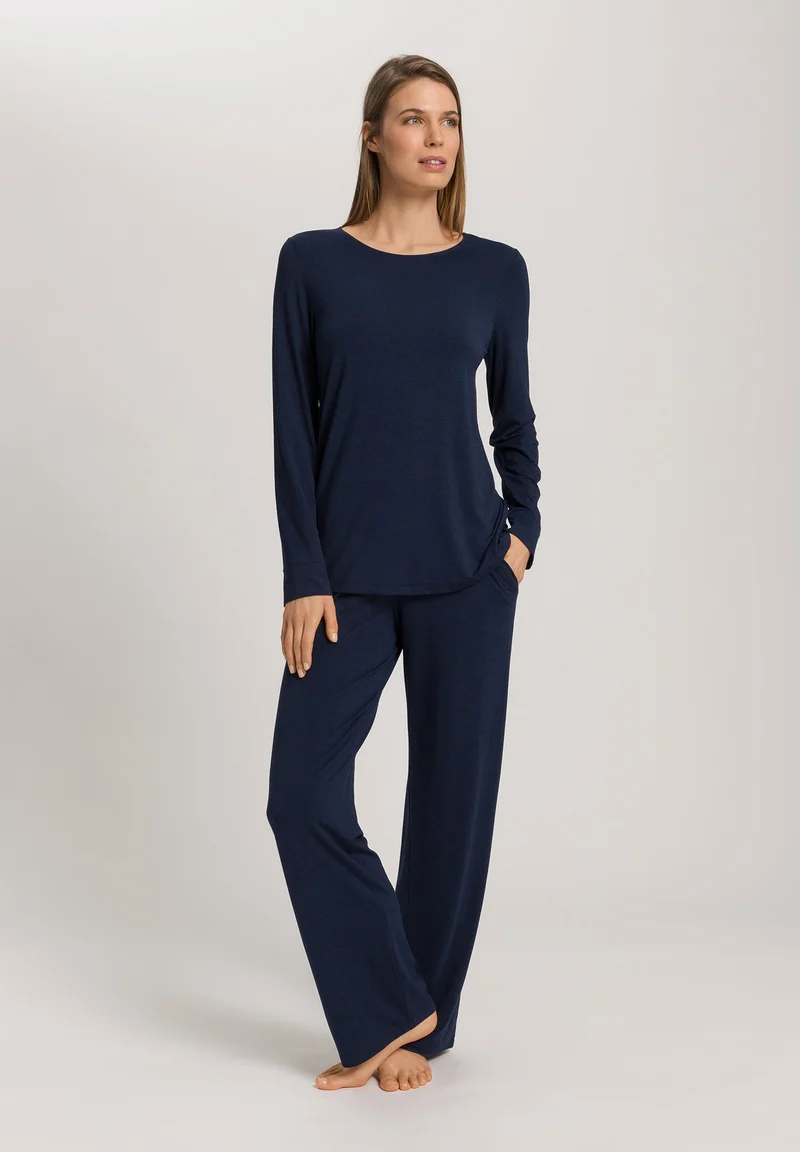 Natural Elegance Long Pants | deep navy 074953-071610
