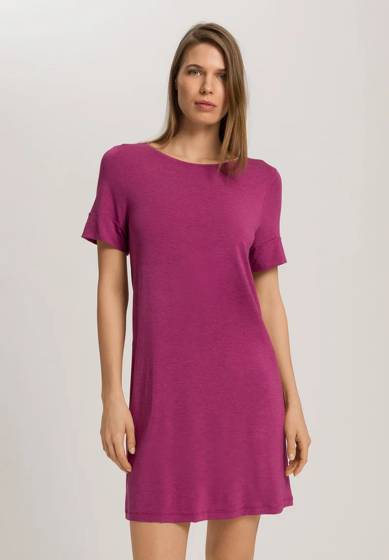 Natural Elegance S/SLV Nightdress 90cm | tourmaline melange 074949-073056