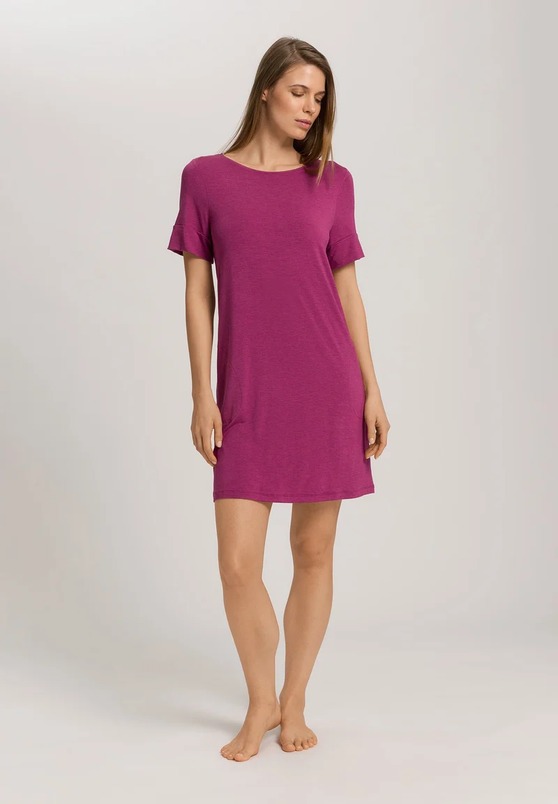 Natural Elegance S/SLV Nightdress 90cm | tourmaline melange 074949-073056