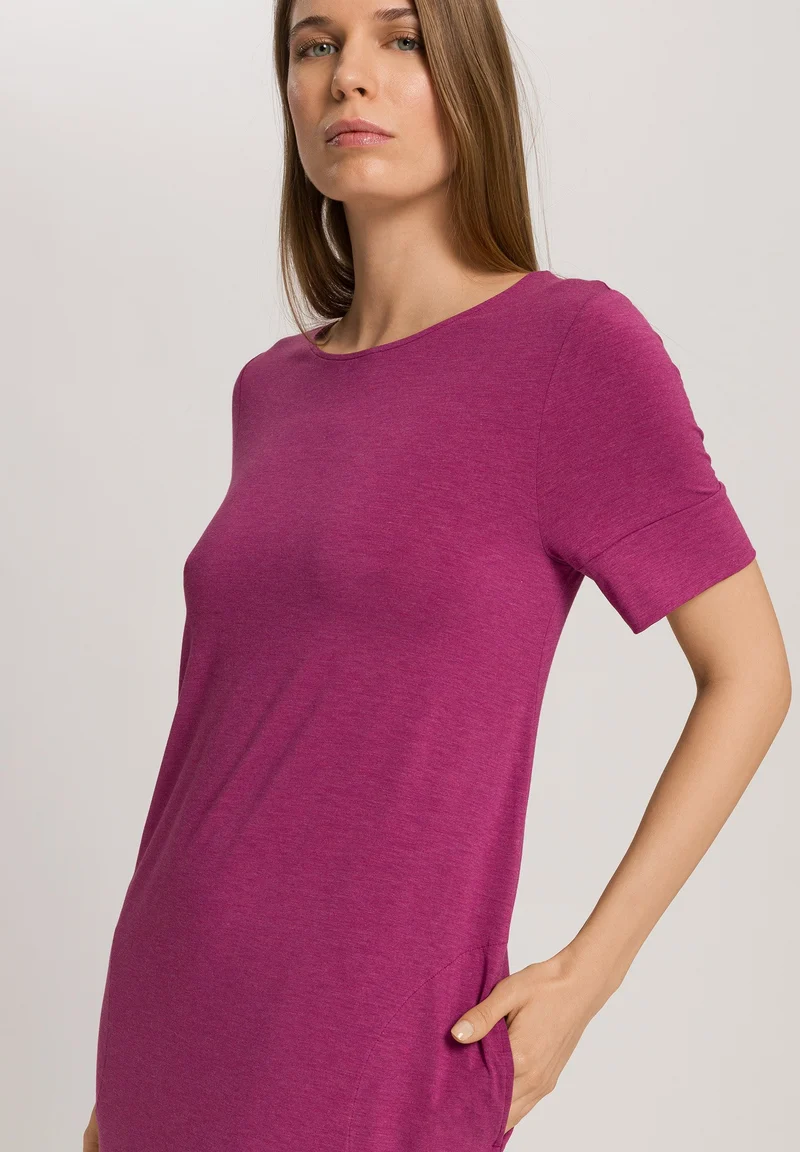 Natural Elegance S/SLV Nightdress 90cm | tourmaline melange 074949-073056
