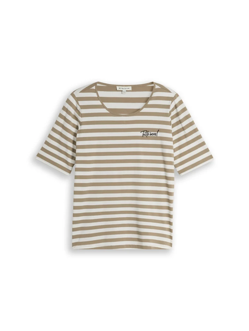Plus Size - T-Shirt mit Stickerei