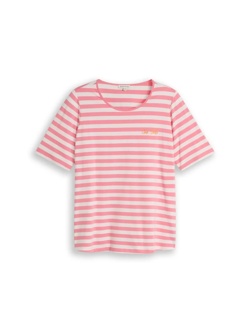 Plus Size - T-Shirt mit Stickerei