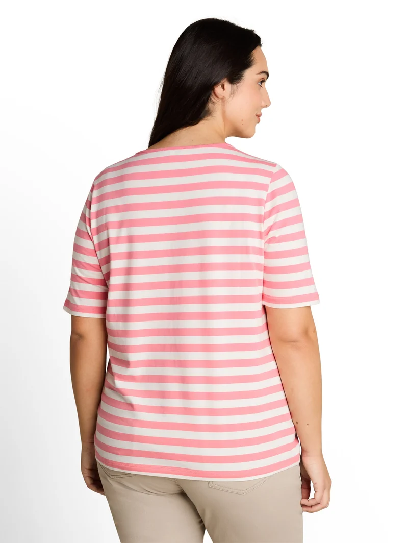 Plus Size - T-Shirt mit Stickerei