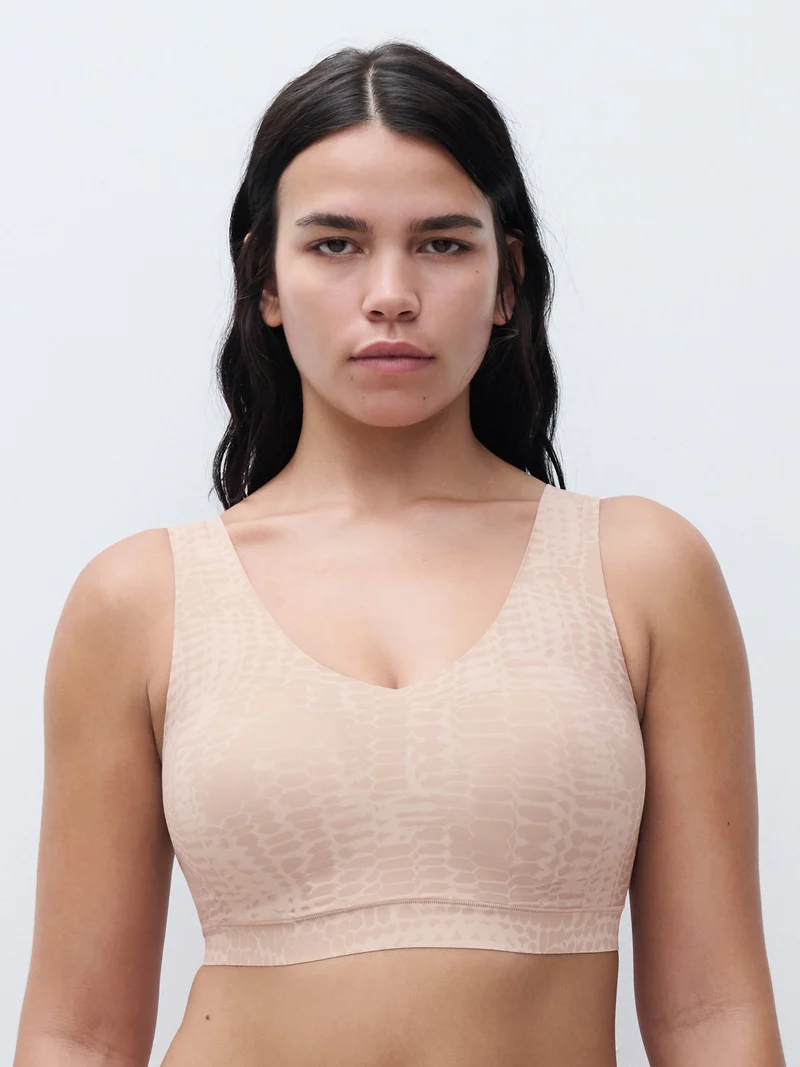 Chantelle - Softstretch-Wattiertes Top mit leichtem Schlangenmuster