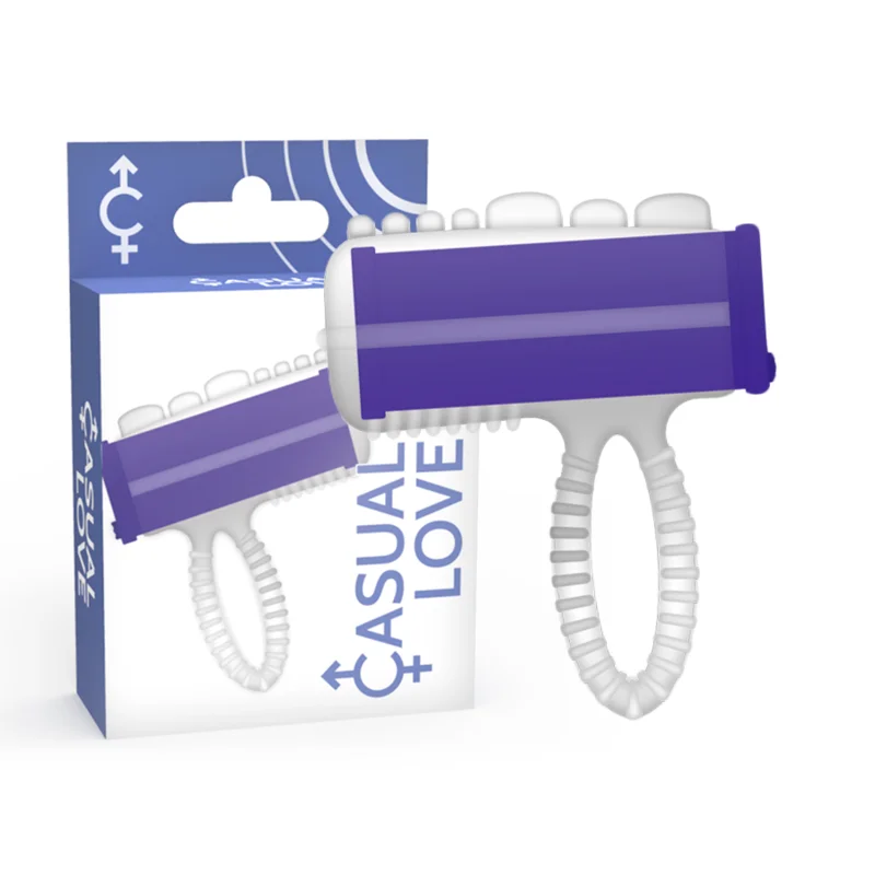 CASUAL LOVE - RING VIBRATOR LILAC TONGUE