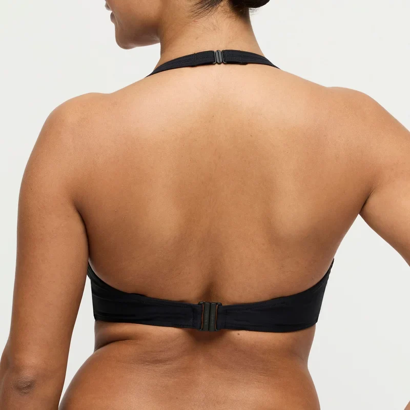 PrimaDonna Swimwear - Uvita Gepolstertes Bikini-Oberteil mit tiefem Ausschnitt Schwarz