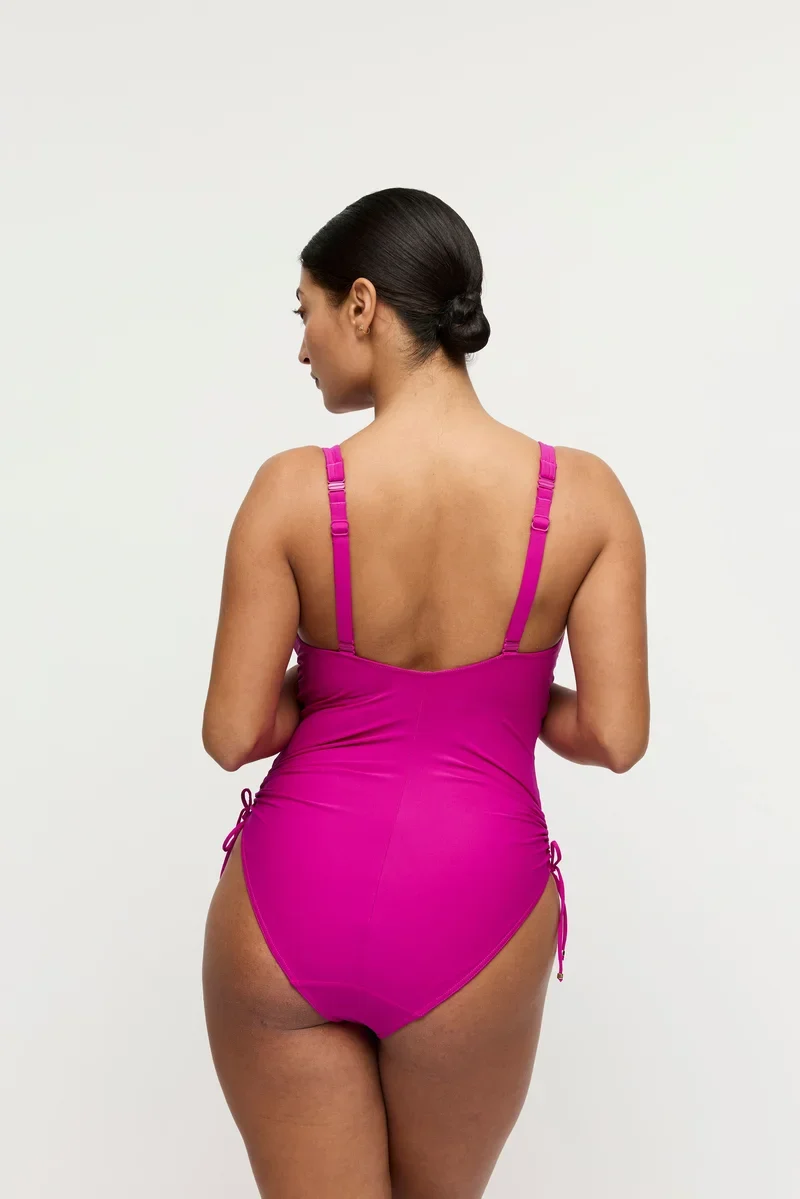PrimaDonna Swimwear - Uvita Plunge Badeanzug Tiefes Magenta