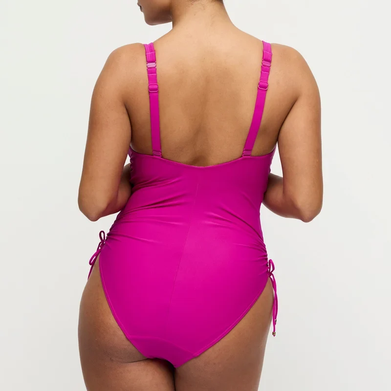 PrimaDonna Swimwear - Uvita Plunge Badeanzug Tiefes Magenta