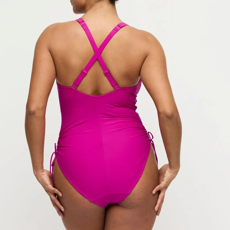 PrimaDonna Swimwear - Uvita Plunge Badeanzug Tiefes Magenta