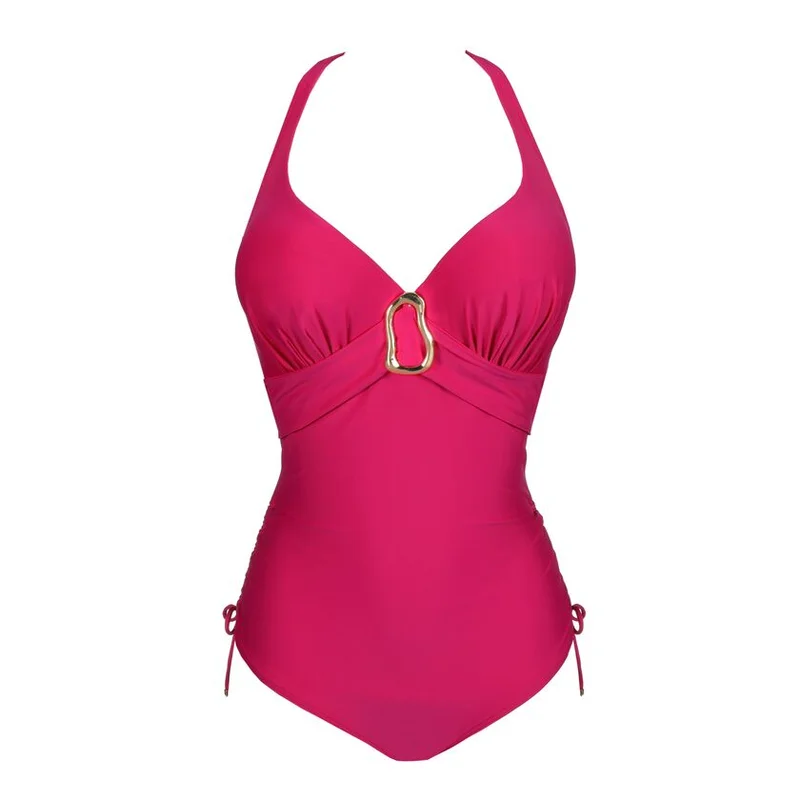 PrimaDonna Swimwear - Uvita Plunge Badeanzug Tiefes Magenta